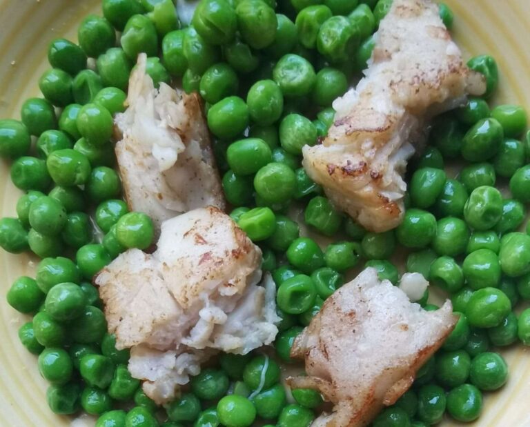 Animelle con piselli