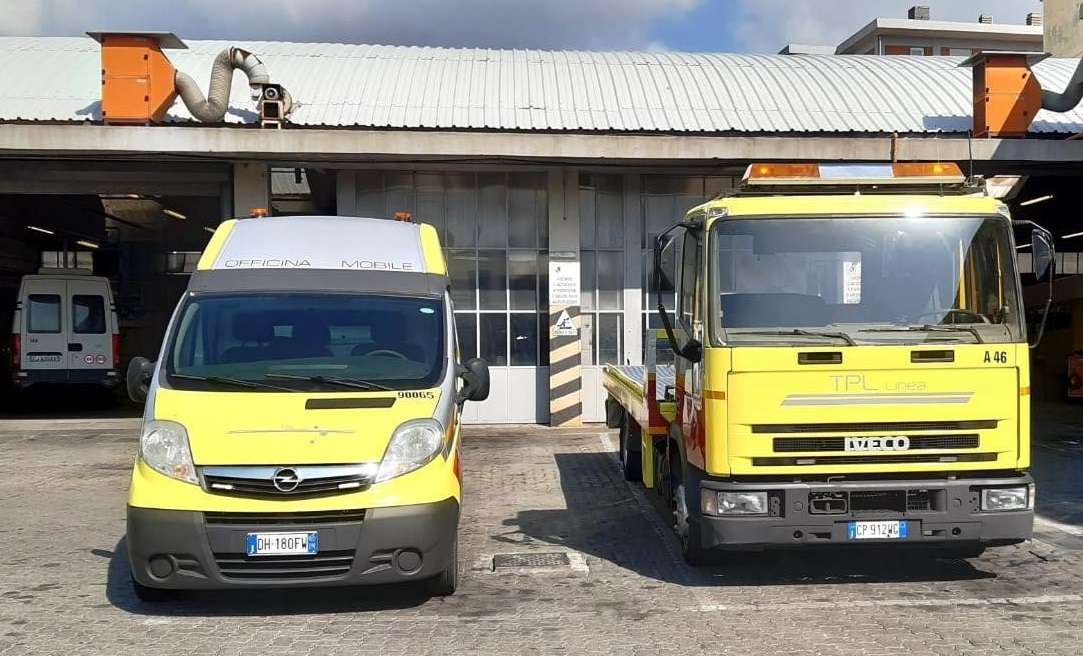 Tpl Linea completato il restyling dei mezzi di servizio per soccorso e manutenzione