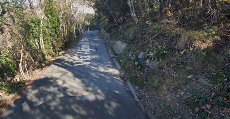 Recco, via Alpini d’Italia: approvata la messa in sicurezza di un ulteriore tratto di strada