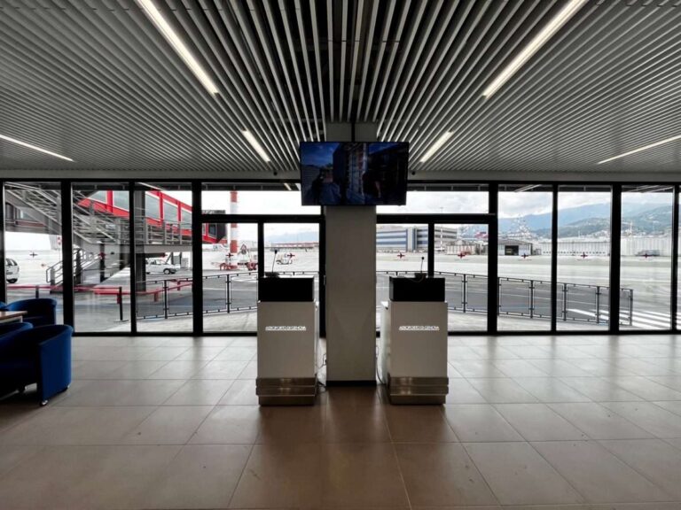 Aeroporto di Genova, bilancio 2021 in attivo. Nuova sala imbarchi in funzione dal 25 giugno