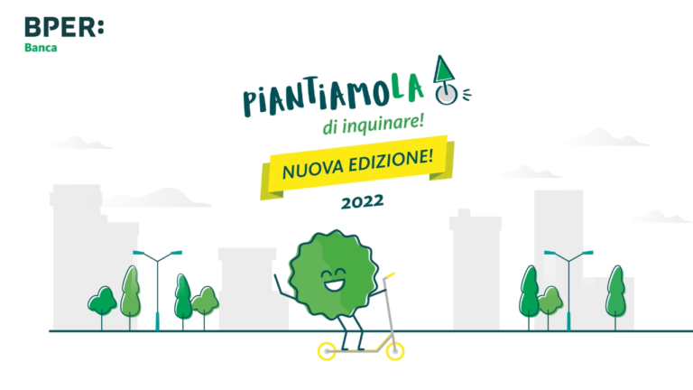 “Piantiamola di inquinare!”, Bper e Wecity ancora insieme per la mobilità sostenibile