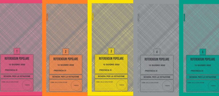 Referendum: i quesiti e le posizioni dei partiti