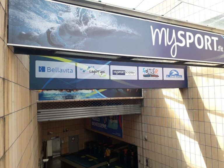 La metropolitana targata My Sport alla fermata San Giorgio (Porto Antico)