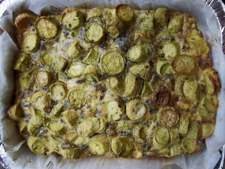 Sformato di zucchine light