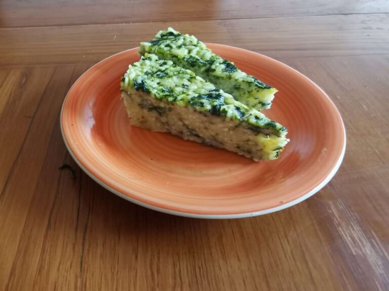 Sformato di riso e bietole