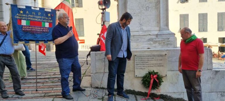 Genova ricorda Kostas Georgakis, morto in un gesto estremo di protesta contro i colonnelli greci