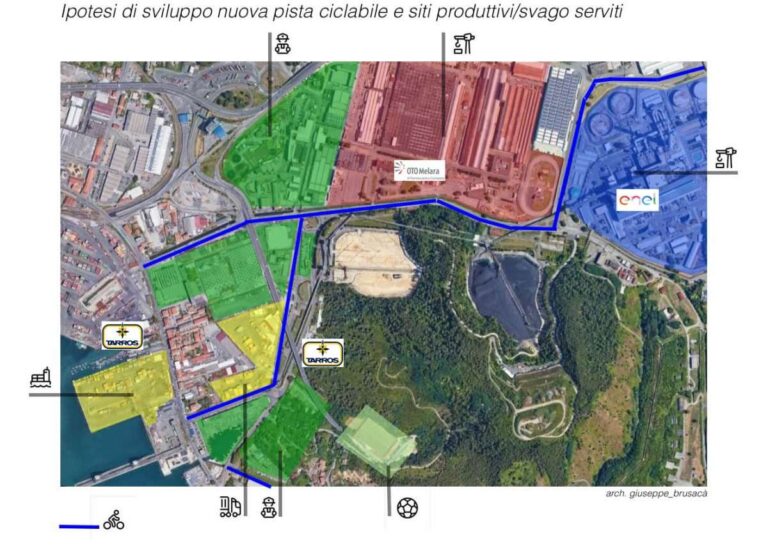 La Spezia, nuova pista ciclabile e area verde a Fossamastra
