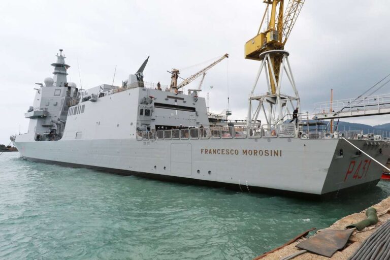Fincantieri, consegnato il secondo pattugliatore d’altura alla Marina Militare