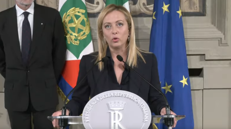 Governo, da Mattarella l’incarico a Meloni: presentata la lista dei ministri