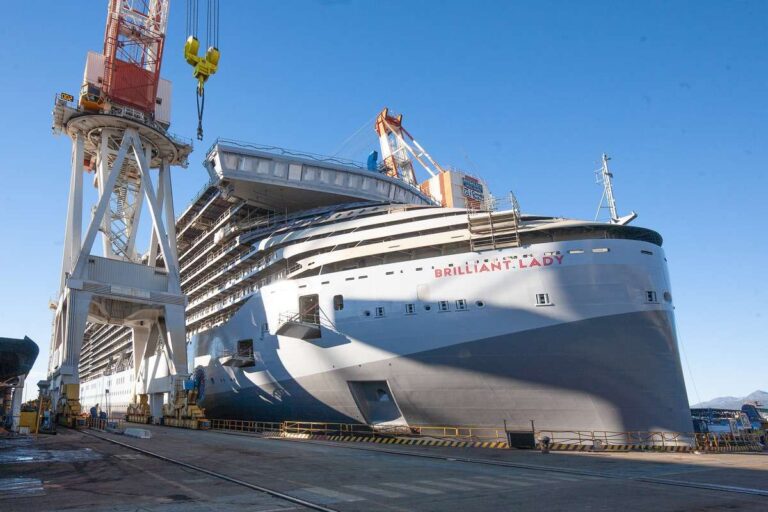 Fincantieri, varata a Sestri Ponente la Brillant Lady del Gruppo Virgin