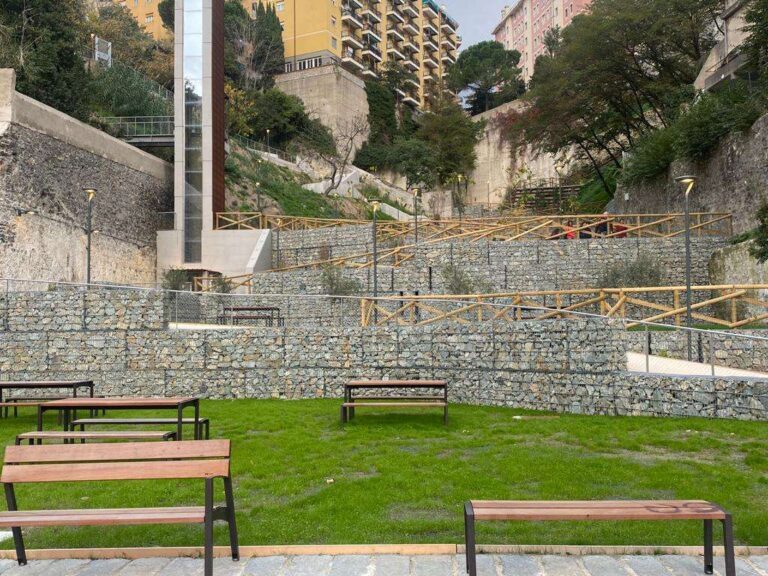 Genova, un nuovo spazio verde in parco Gavoglio