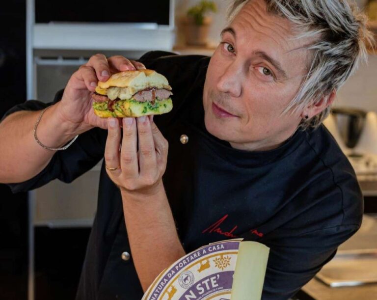Lo chef Andrea Mainardi brand ambassador del Caseificio Val d’Aveto
