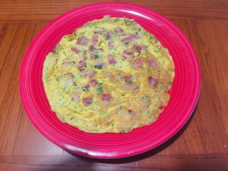 Frittata di prosciutto