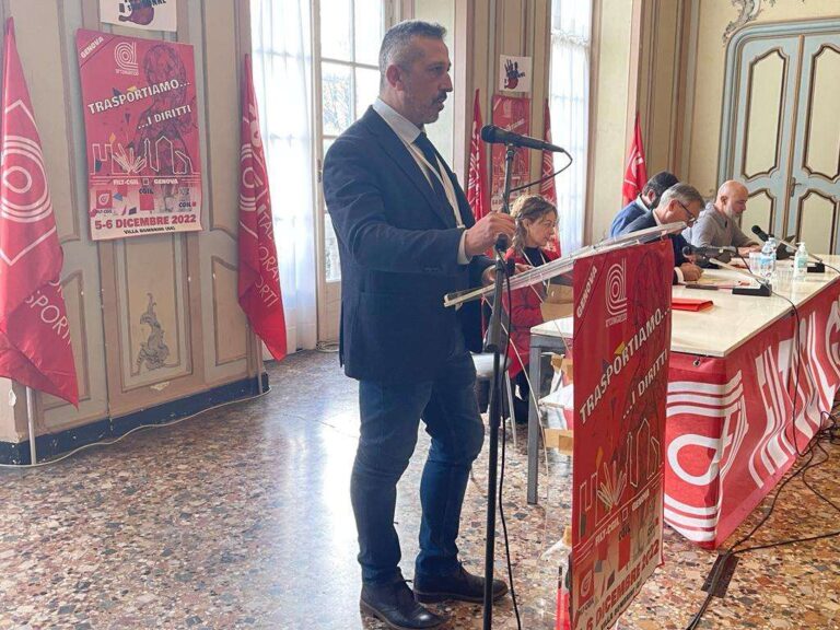 Poggi confermato segretario generale della Filt Cgil Genova