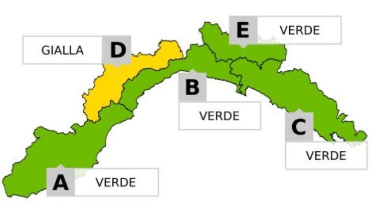 Allerta neve su versanti padani di Ponente dalle ore 3.00 alle 19.00 di sabato 3