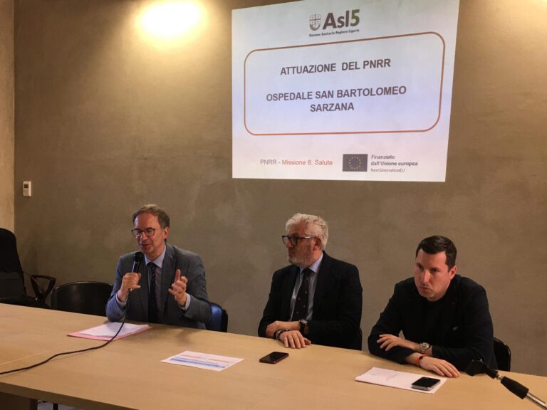Attuazione del Pnrr all’ospedale San Bartolomeo di Sarzana