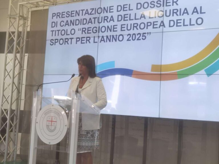 Liguria candidata a Regione europea dello sport 2025