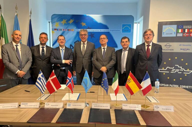 Fincantieri: firmato il contratto per la Modular e Multirole Patrol Corvette