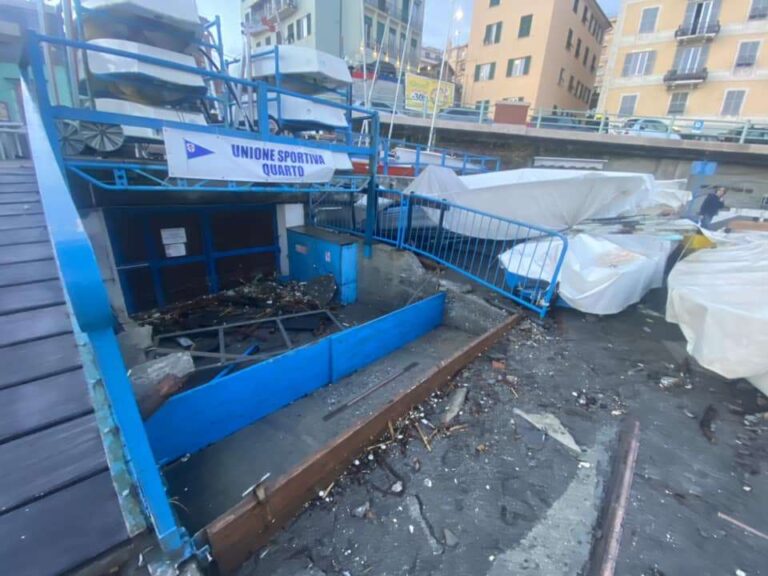 Mareggiata, circoli levante: “interventi immediati e progetto a lungo termine”