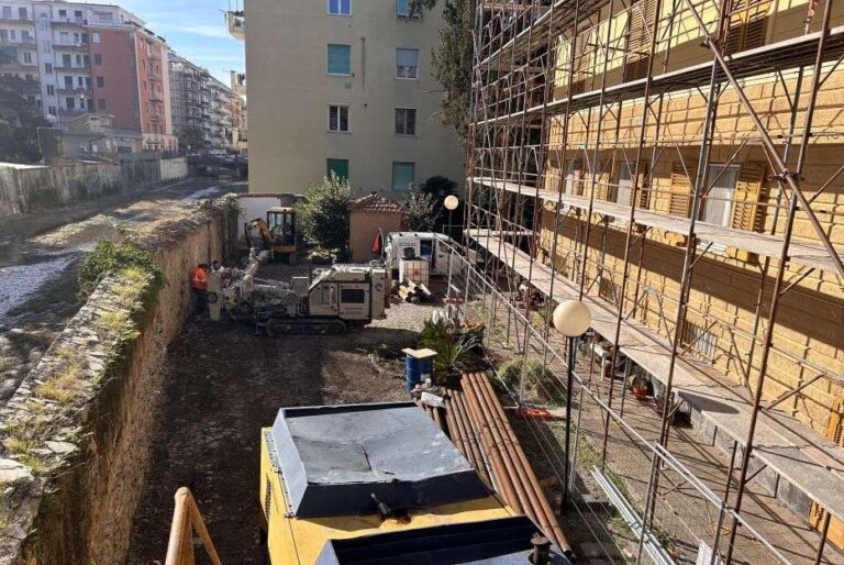 Chiavari, iniziati gli interventi di messa in sicurezza del torrente Rupinaro