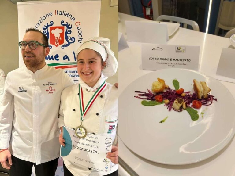 Campionati italiani allievi di cucina: in Liguria vince Vittoria D’Alta dell’Ipsoa Marco Polo
