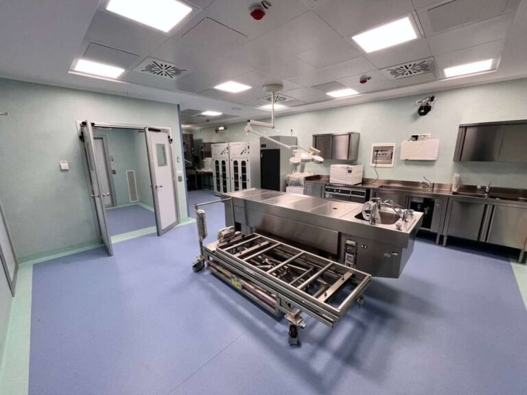 Ospedale San Martino, in funzione la nuova sala autoptica di massima sicurezza