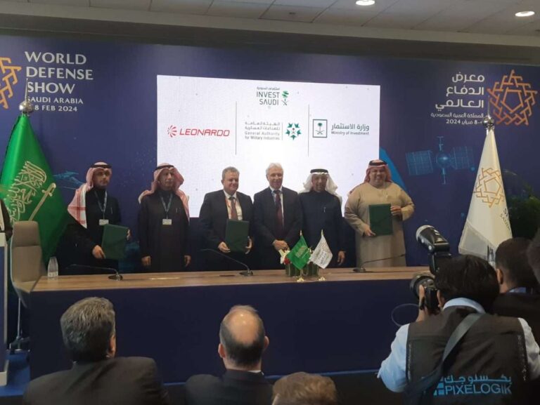 Leonardo, accordo con Arabia Saudita per opportunità di collaborazione per aerospazio e difesa