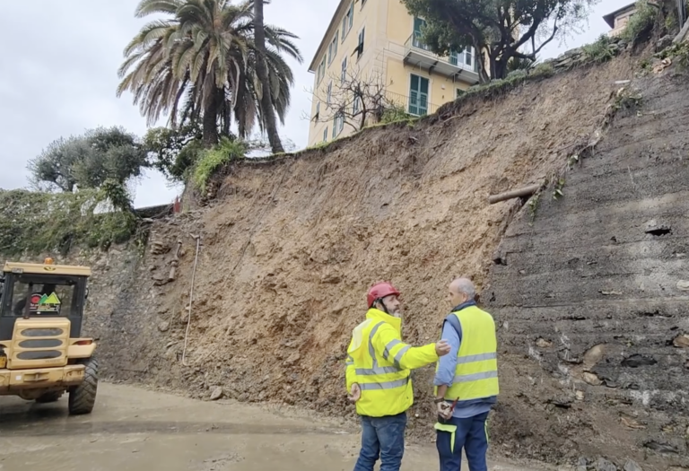 Pieve Ligure: riaperta a senso unico alternato la provinciale 29 via Roma