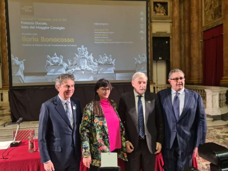Ilaria Bonacossa, primo giorno da direttrice di Palazzo Ducale: spazio a installazioni pubbliche e attenzione al digitale