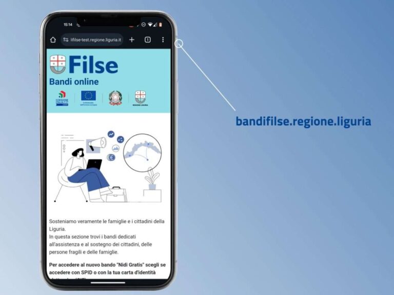 Filse, al via la nuova piattaforma “Bandi online” dedicata ai privati