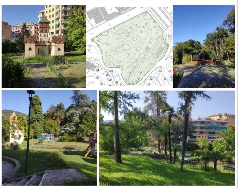 Rapallo, al via il rifacimento dell’area giochi del parco Biancaneve