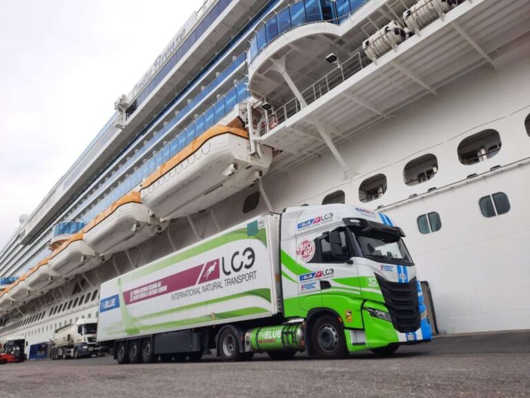 Costa Crociere, forniture in Europa con i camion a bio lng di LC3 Trasporti
