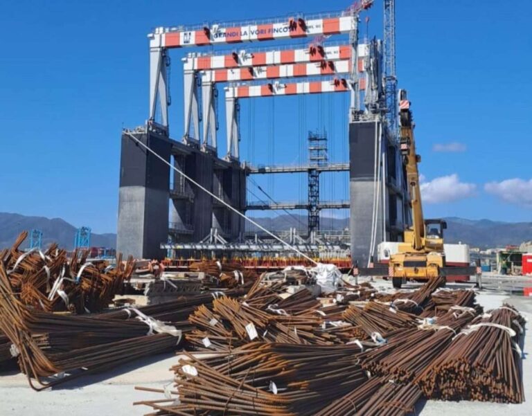 Diga di Genova: a Vado inizia la realizzazione del primo cassone