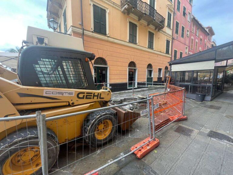Sestri Levante, proseguono gli interventi sulle condotte del centro storico