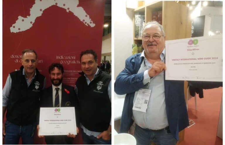 Vinitaly, due cantine di Vite in Riviera insignite del “5StarWines”