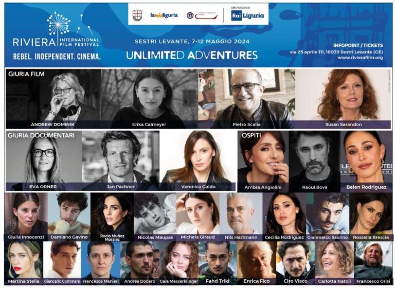 Riviera International Film Festival, dal 7 al 12 maggio l’ottava edizione a Sestri Levante