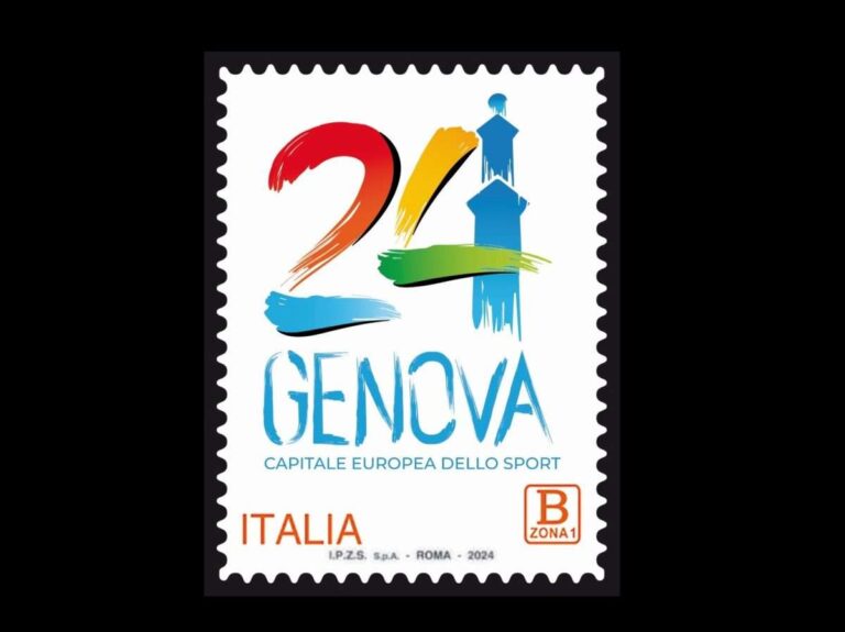 Dal Mimit il francobollo dedicato a “Genova capitale europea dello sport”