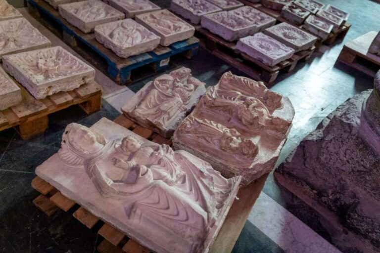 Sant’Agostino, allestimento in corso per la riapertura di giovedì 30 maggio