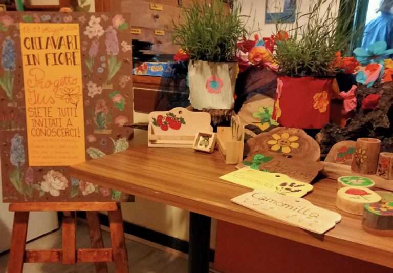 Chiavari in Fiore, c’è anche la bancarella dei disabili del Centro Benedetto Acquarone