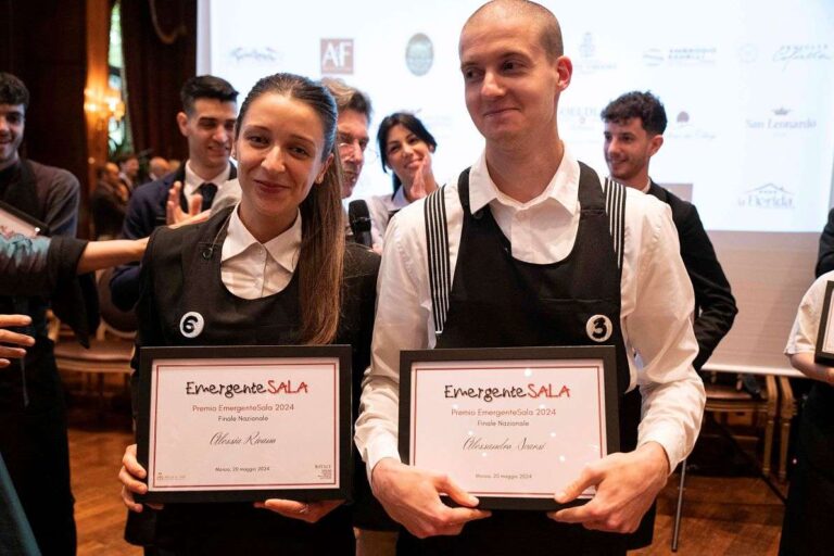 La genovese Alessia Rivano vince il contest per giovani maître Emergente Sala 2024