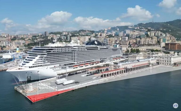 Potenziamento del Ponte dei Mille Levante per l’attracco di navi da crociera di ultima generazione