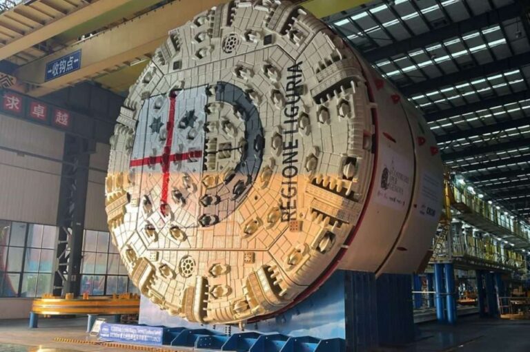 Scolmatore del Bisagno, tre notti per il trasporto in cantiere della “talpa”