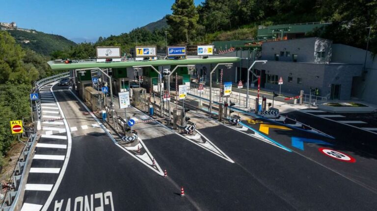 Autostrada A10, completati i lavori al casello di Finale Ligure