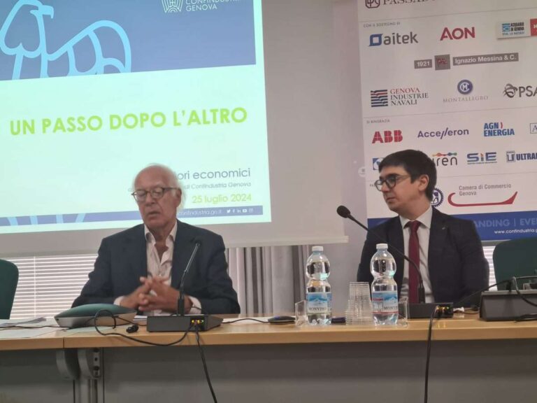 Confindustria: semestre abbastanza positivo per l’economia genovese nonostante il calo ordini esteri