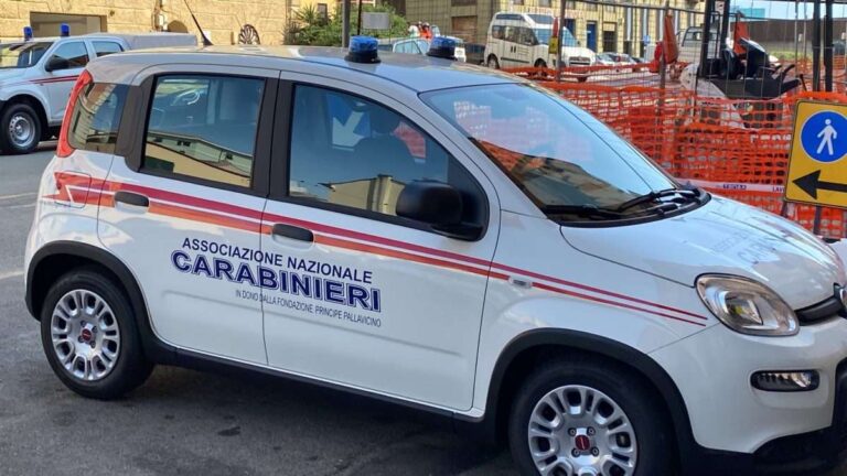La Fondazione Pallavicino dona una Fiat Panda all’Associazione nazionale carabinieri
