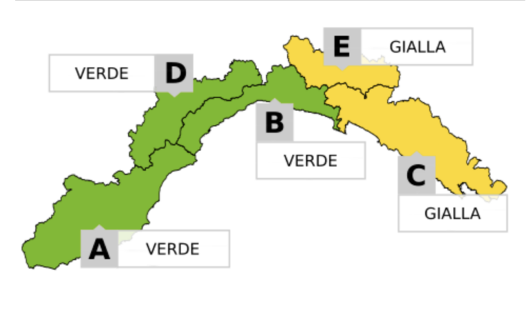 Allerta gialla: sabato 26 luglio temporali su Levante