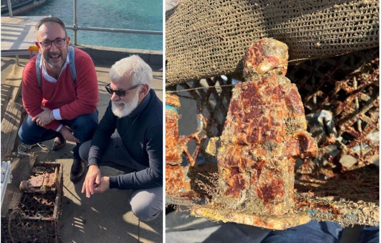 Arte e scienza sui fondali del mar Ligure: gli Alter Ego di Alessandro Piano studiati dal Cnr-Ias