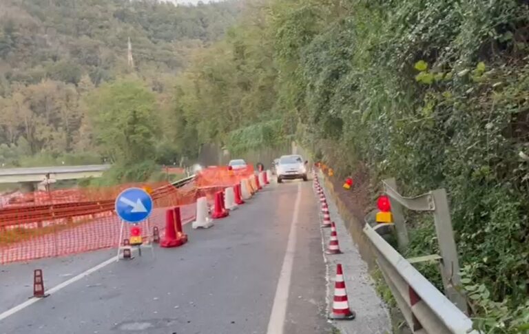 Infrastrutture, venerdì 7 febbraio riapre a senso unico alternato l’Aurelia a Borghetto di Vara