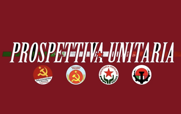 Nasce Prospettiva Unitaria, che mira a superare la frammentazione del movimento comunista