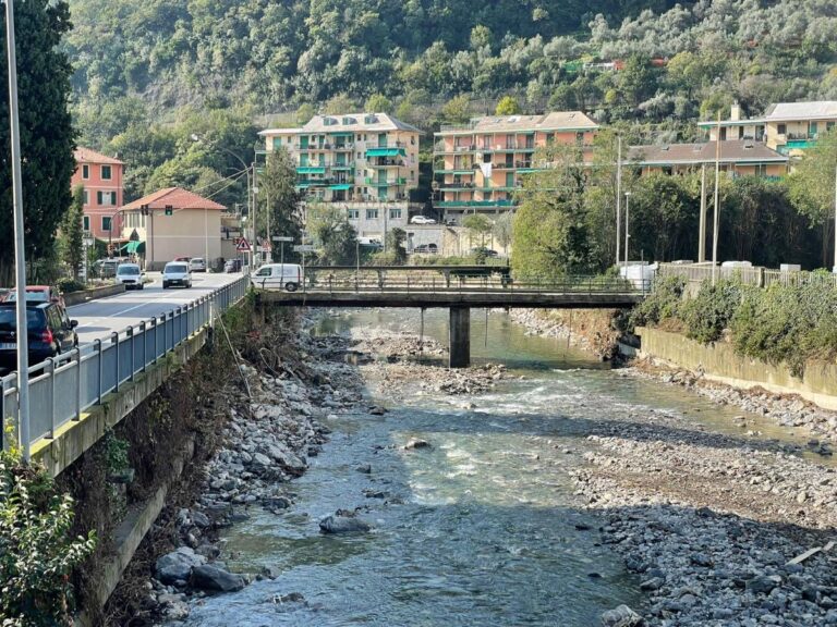 Recco, ripartono gli interventi per riportare in sicurezza il torrente